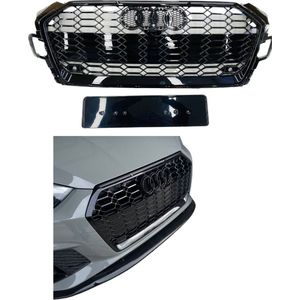 Audi A5 B9 LCI (2019-2023) RS Look Grille Glans Zwart