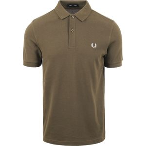 Fred Perry - Polo M6000 Donkergroen - Slim-fit - Heren Poloshirt Maat L