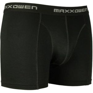 12 Pack | Boru Bamboo Maxx Owen Bamboe Boxershort| Maat XL | Kleur ZWART
