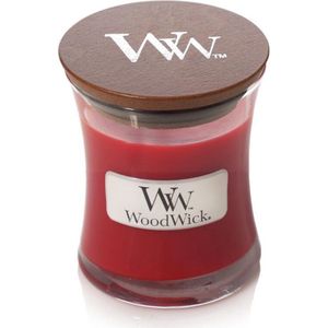 WoodWick Kaars Mini Pomegranate - 8 cm / ø 7 cm