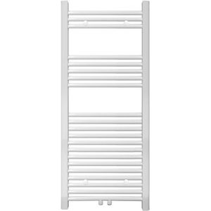 Badkamerradiator met Centrale Aansluiting en Handdoekhouder - 461 Watt (500 x 1150 mm)