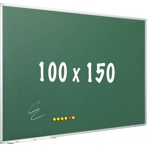Krijtbord PRO - Magnetisch - Schoolbord - Eenvoudige montage - Geëmailleerd staal - Groen - 150x100cm