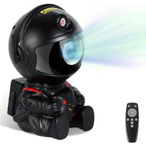 LED Sterren Projector Astronaut - Star Galaxy Projector - Sterrenhemel Kinderen en Volwassenen - Nachtlampje - USB - Zwart - Staza