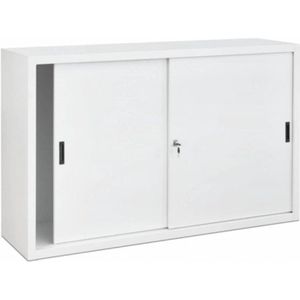 Schuifdeurkast budget 75x160x45 Aluminium