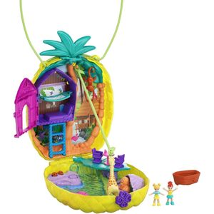 Polly Pocket Tropische Ananas - Speelfigurenset - Tas