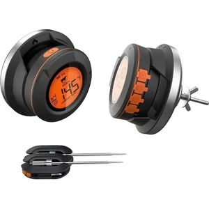 MensStore Dome BBQ Thermometer - Vleesthermometer – Oventhermometer - Draadloos - Bluetooth - App - Professioneel - Incl. Twee Sondes