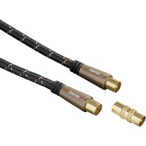 Hama Coax Kabel 3 Meter - Antennekabel - Metaal Verguld - 120DB