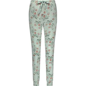 Hunkemöller Dames Nachtmode Pyjama broek Jersey - Groen - maat XS