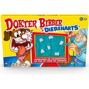 Dokter Bibber Dierenarts - Actiespel - Leuke geluidseffecten - Voor kinderen tot en met 12 jaar - Populair - Bekend van TV - Vriendelijk - Rituals - Life At Home - Hasbro - Behendigheidspel - Leerzaam