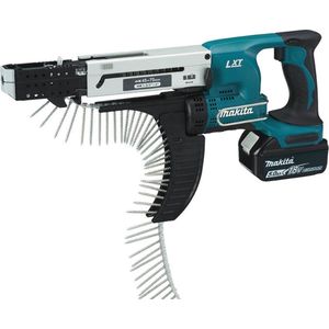Makita DFR750RTE 18V Li-Ion accu schroefautomaat set (2x 5.0Ah accu) in koffer