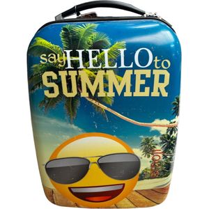 Emoji reiskoffer - Tropical 32 x 21 x 48 - 32L - Handbagage - Hardcase