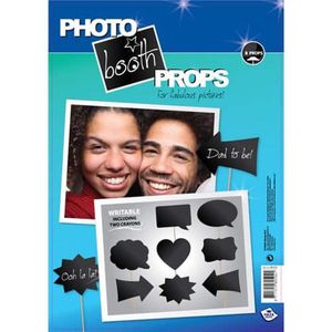 Haza Party Photobooth Props Beschrijfbaar - 8 stuks