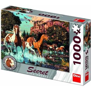 Puzzel met geheimen Paarden: 1000 stukjes