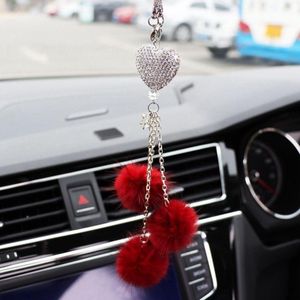 Achteruitkijkspiegel ornament - Kristal hanger decoratie - Auto interieur bling strass decoratie - Accessoires voor vrouwen auto spiegel hanger