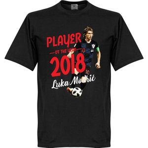 Modric Voetballer van het jaar 2018 T-Shirt - Zwart - XL
