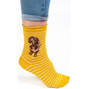 Wrendale Sokken - Teckel - 'Little One' Dachshund Socks