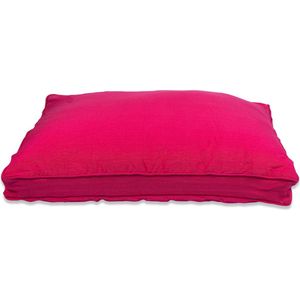 Lex & Max Professional - Losse hoes voor hondenkussen - Boxbed - Fuchsia - 90x65x9cm