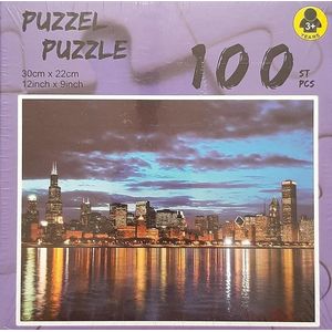 Puzzel Skyline Big City 100 stukjes