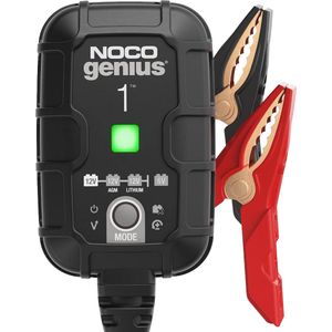 Automatische 1A Batterijlader voor 6V en 12V Auto's, Motoren en Booten - Acculader, Onderhoudslader en Desulfator