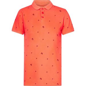 Petrol Industries - Heren All-over print polo - Roze - Maat L