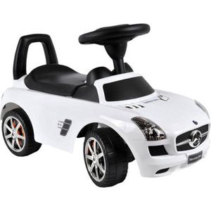 Bandits & Angels loopauto Mercedes-Benz SLS AMG wit - 1 jaar - jongens en meisjes - wit