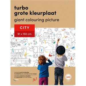 Makii - Turbo Grote Kleurplaat - Thema: City