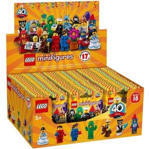 LEGO Minifigures Serie 18 - 71021 - Volledige omdoos van 60 stuks