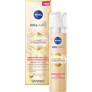 Anti-pigmentvlekken Getinte Vloeistof met SPF20 en Hyaluronzuur (40 ml)