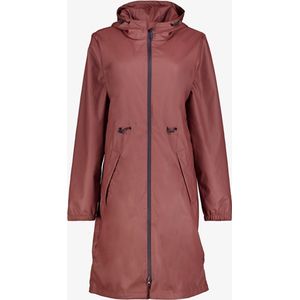 Mountain Peak dames parka regenjas rood - Maat S - Winddicht en waterafstotend - Ademend materiaal