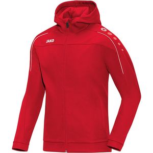 Jako Classico Jas met Kap - Jassen  - rood - S