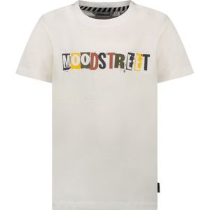 Moodstreet T-shirt jongen warm white maat 98/104