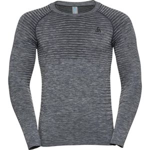 Odlo Bl Top Crew Neck L/S Performance Light Heren Sportshirt - Grey Melange - Maat S