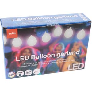 Folat Ballonnenslinger Met Gekleurde Led Verlichting 4 Meter