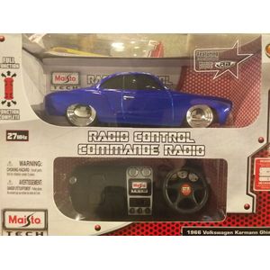 Maisto Tech 1966 Volkswagen Karmann Ghia - RC Radio Control - Die Cast - Scale 1:24