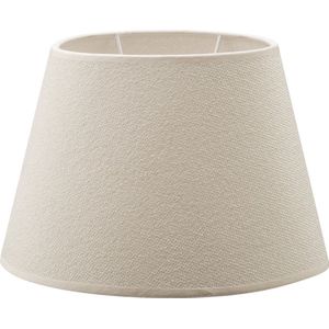 Home Sweet Home - Stoffen - Stoffen Lampenkap - Conisch - Beige - Minimalistische stijl - 24 x 16 x 16 cm - E27 fitting - voor tafellampen - voor woonkamer en slaapkamer