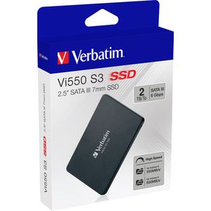 Verbatim VI550 S3 2 TB SSD harde schijf (2.5 inch) SATA 6 Gb/s Retail 49354