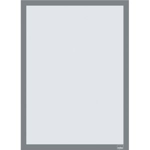 Infokader Nobo zelfklevend A3 zilver 2 stuks