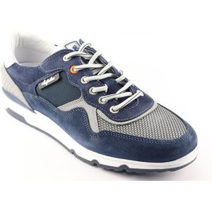 Australian Footwear - Mazoni Sneakers Blauw - Blue-Grey-Orange - 44