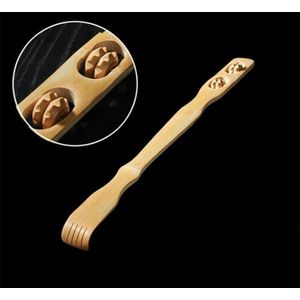 Rugkrabber Bamboe | Rugkrabber Hout | Massage Roller Hout | Rugmassage