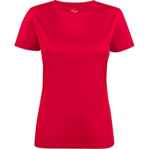 Printer T-Shirt Active Run Dames 2264026 Rood - Maat 3XL