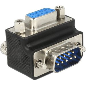 Seriële RS232 haakse adapter 9-pin SUB-D (m) - 9-pin SUB-D (v) - versie 6