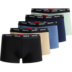 Boss Logo Trunk Boxershorts Heren (5-pack) - Maat M