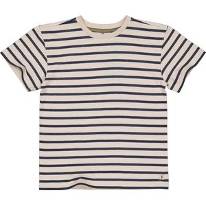 Jongens t-shirt - Karel - AOP blauw gestreept