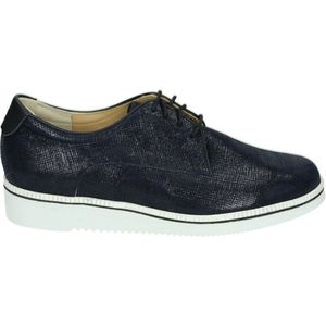 Durea 6191 H - Dames veterschoenen - Kleur: Blauw - Maat: 37.5