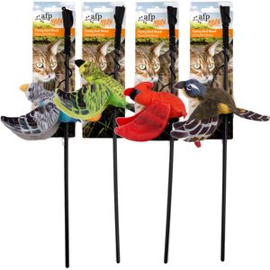 AFP Naturel Flying Bird Wand assorted Speelgoed voor katten - Kattenspeelgoed - Kattenspeeltjes