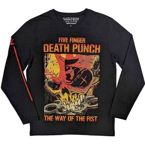 Five Finger Death Punch - The Way Of The Fist Longsleeve shirt - 2XL - Zwart