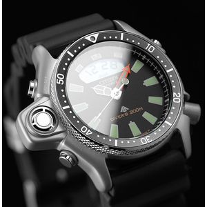 Citizen Promaster Aqualand JP2000-08E - Horloge - Rubber - Zwart - 44 mm