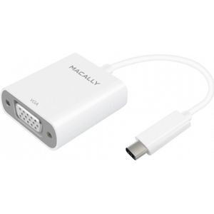 Macally UCVGADP USB-C naar VGA Adapter - Wit