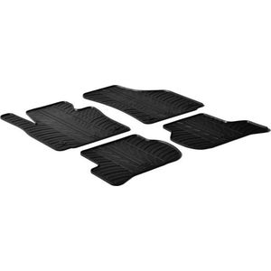 Gledring Rubbermatten passend voor Seat Leon + cupra 1P 2005-2013 (T profiel 4-delig + montageclips)