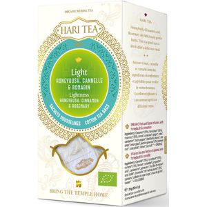 Hari tea - BIO Kruiden- en specerijenthee Light - Honeybush, kaneel en rozemarijn (10 theezakjes)